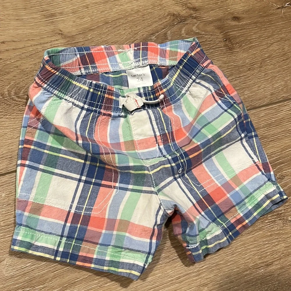 Carter’s Toddler Boys Shorts Bundle 24M | Lot of 5 Pull-On Summer Cotton Shorts